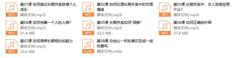 魔鬼交际学阮琦《长期关系恋爱课》（8节）