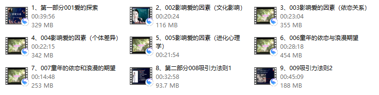 舒悦《亲密关系》9节