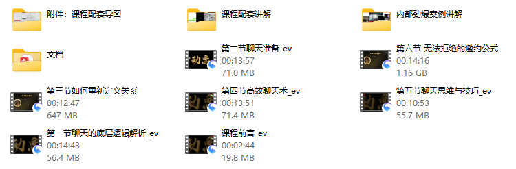 野哥《聊天特训营》