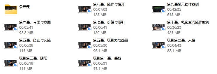 ricky情感《吸引力私教》