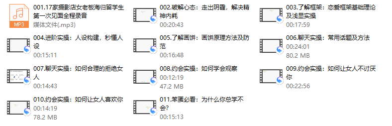 绅士派《进阶实操：吸引力底层逻辑》