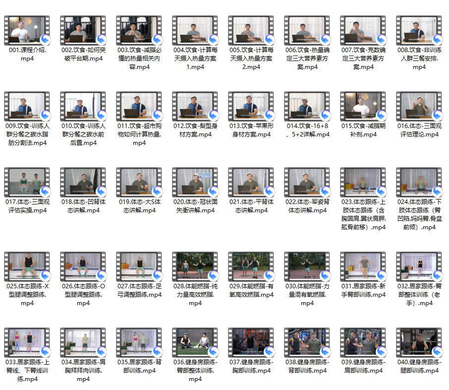 磊哥减脂塑形课程2.0