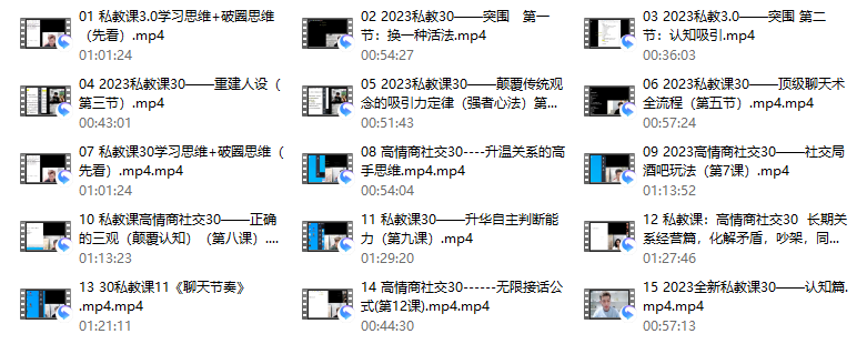 陈哥私教课《高情商培训3.0》