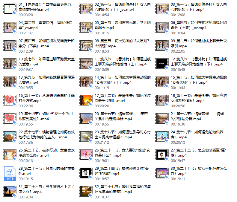 【米娅】魅力成长实操课