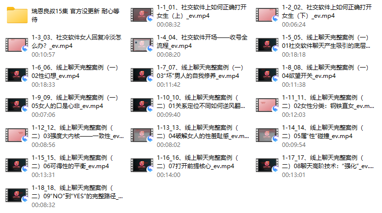 《社交软件聊天课》瑞恩 良叔 古医生 全明星