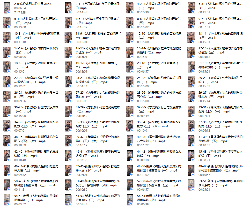 波波人性恋爱课-高阶版