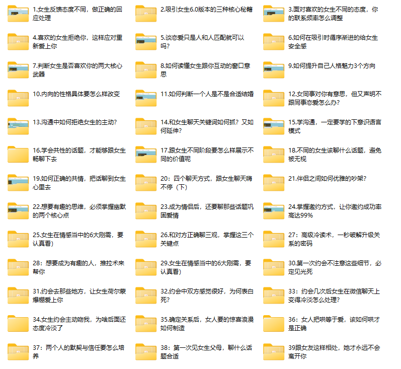 素云第十七期 脱单进阶班VIP