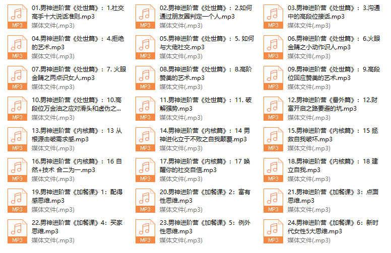 《高段位男神进阶营》——浪哥出品