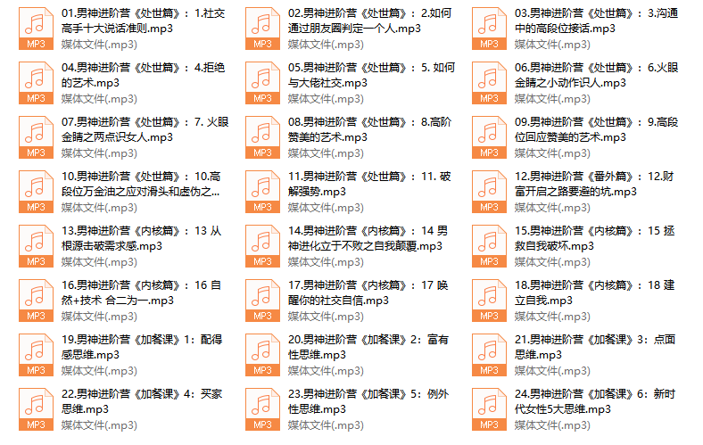 高段位男神进阶营——浪哥出品