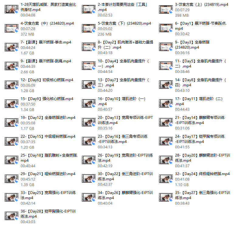 猛男埃里克28天增肌减脂，居家打造黄金比例身材