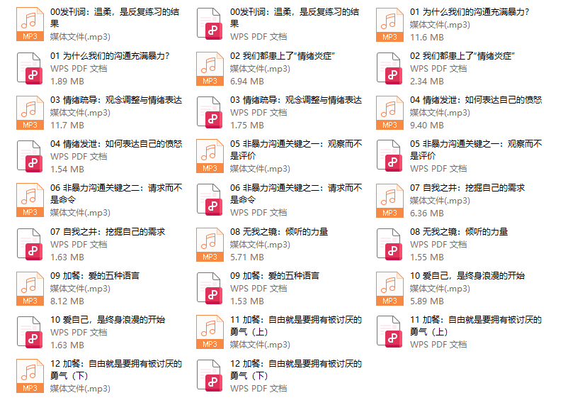 席瑞《非暴力沟通精读班》