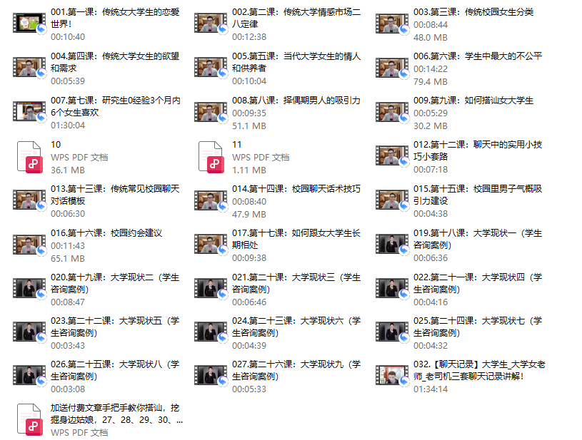 天边的老白《爱上大学生》