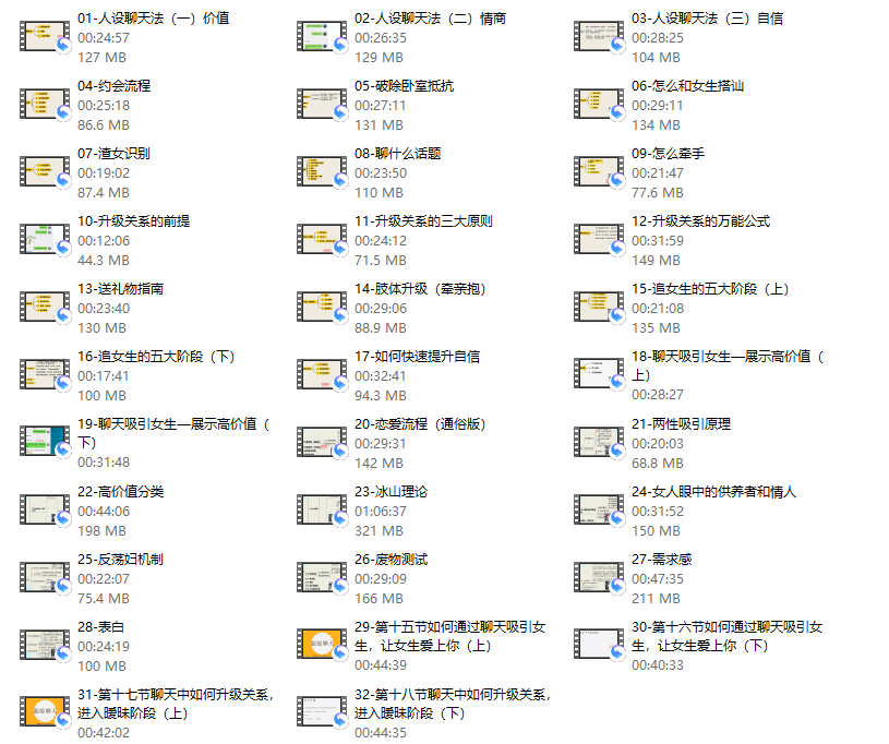 麦子《脱单实战VIP课》