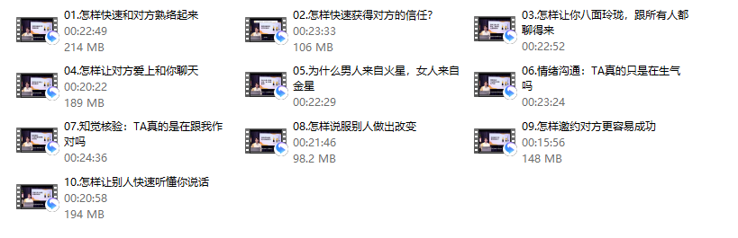 席瑞·高情商沟通课(完结)