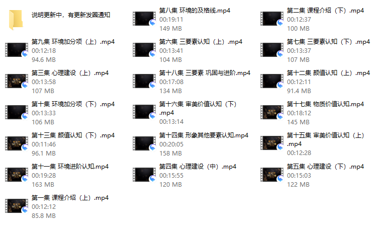 浪迹情感《展示面升华之道》