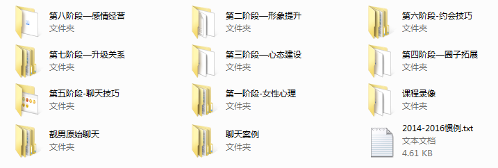 2019年靓男私教整合完整版