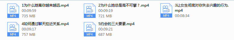 靓男《恋爱会员》全新298会员课程