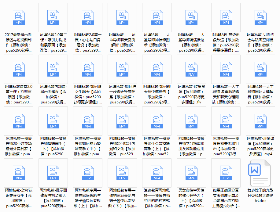 2017年阿坤私教