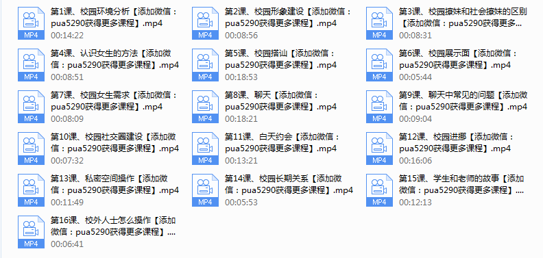 2017年浪迹教育《冬瓜校园攻略》