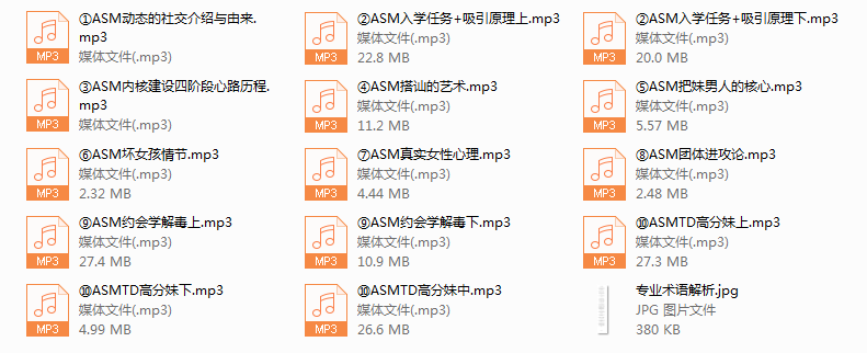 2018年《ASM恋爱学1.0》