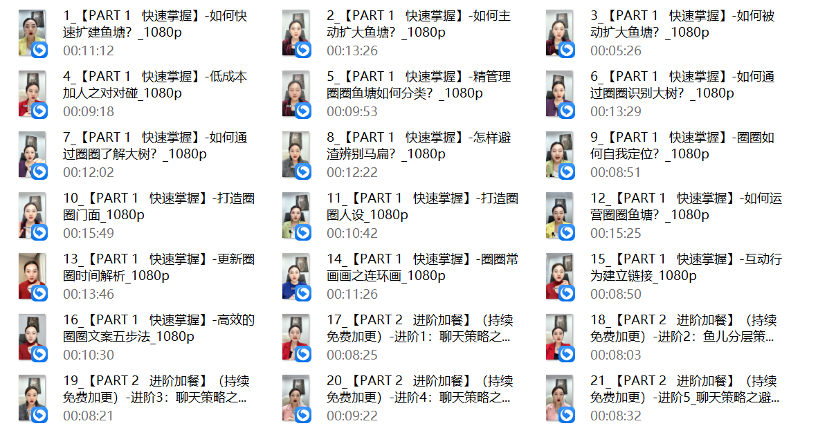 李火火《圈圈鱼塘课》成功女性“经营”之道(应用版)21集