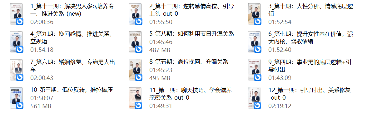 朕哥《私域直播合集》