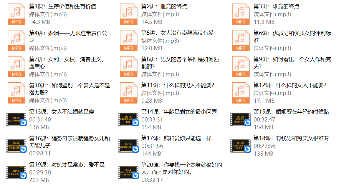 村西边老王《两性博弈大师课》