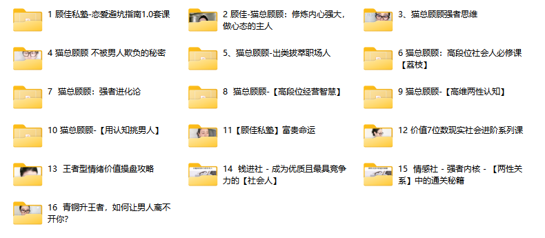 顾佳-猫总顾顾16套合集