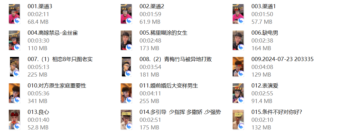 月老鳌烨《避雷踩坑向上社交合集》(未授权)