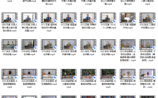 磊哥减脂塑形课程2.0