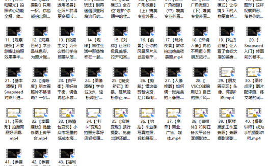 小白也能学的手机摄影变现课