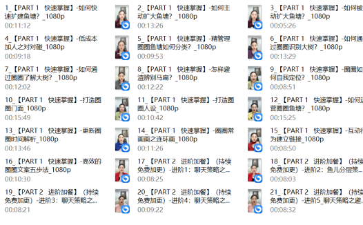 李火火《圈圈鱼塘课》成功女性“经营”之道(应用版)21集